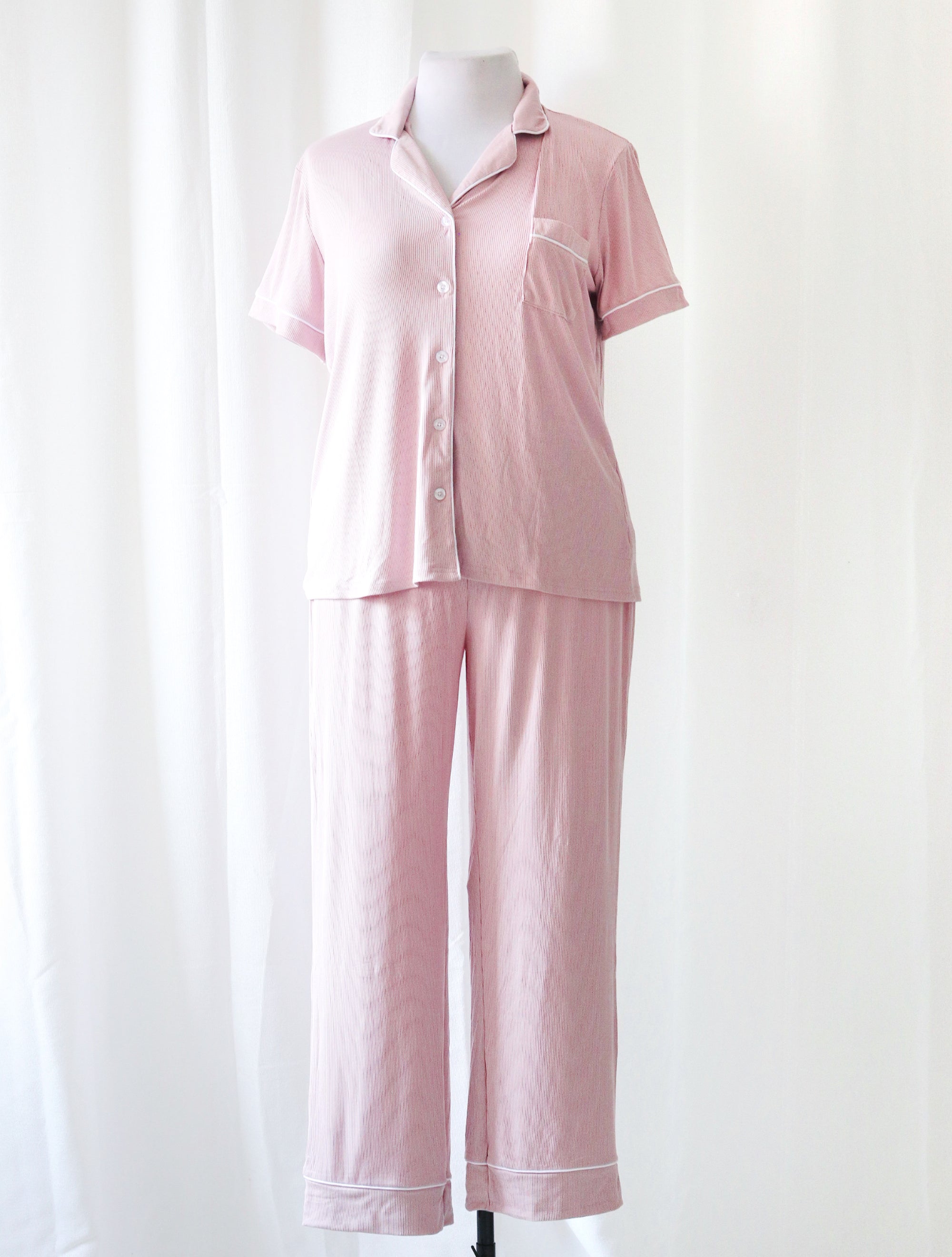 Clea Pajama Set in Blush