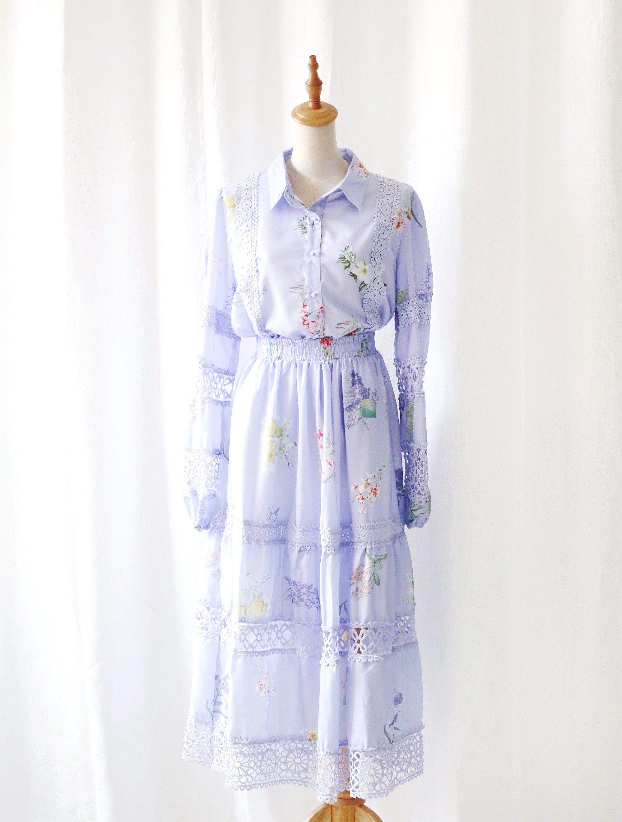 Cassia Set in Periwinkle