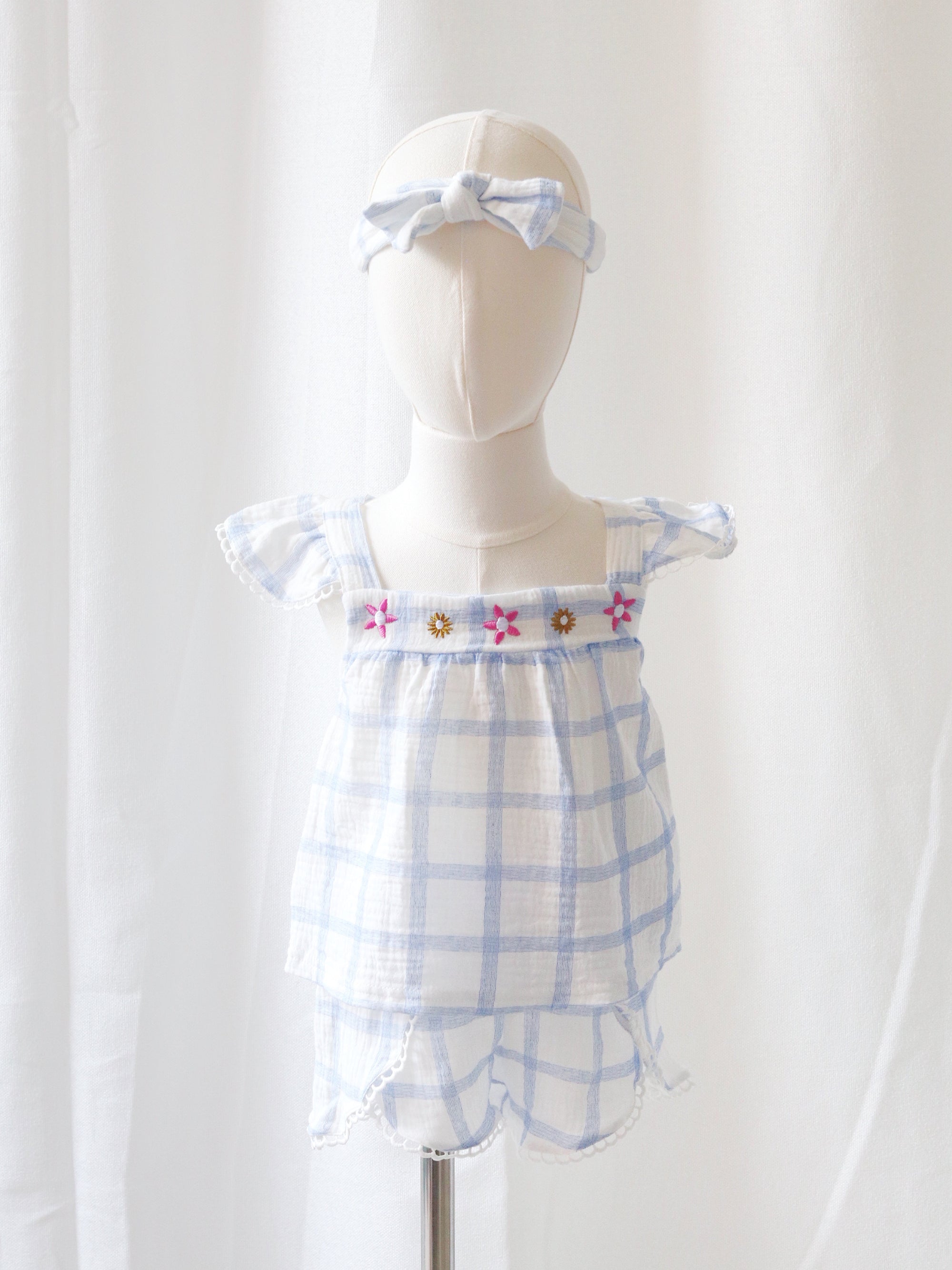 Cosette Set in Plaid