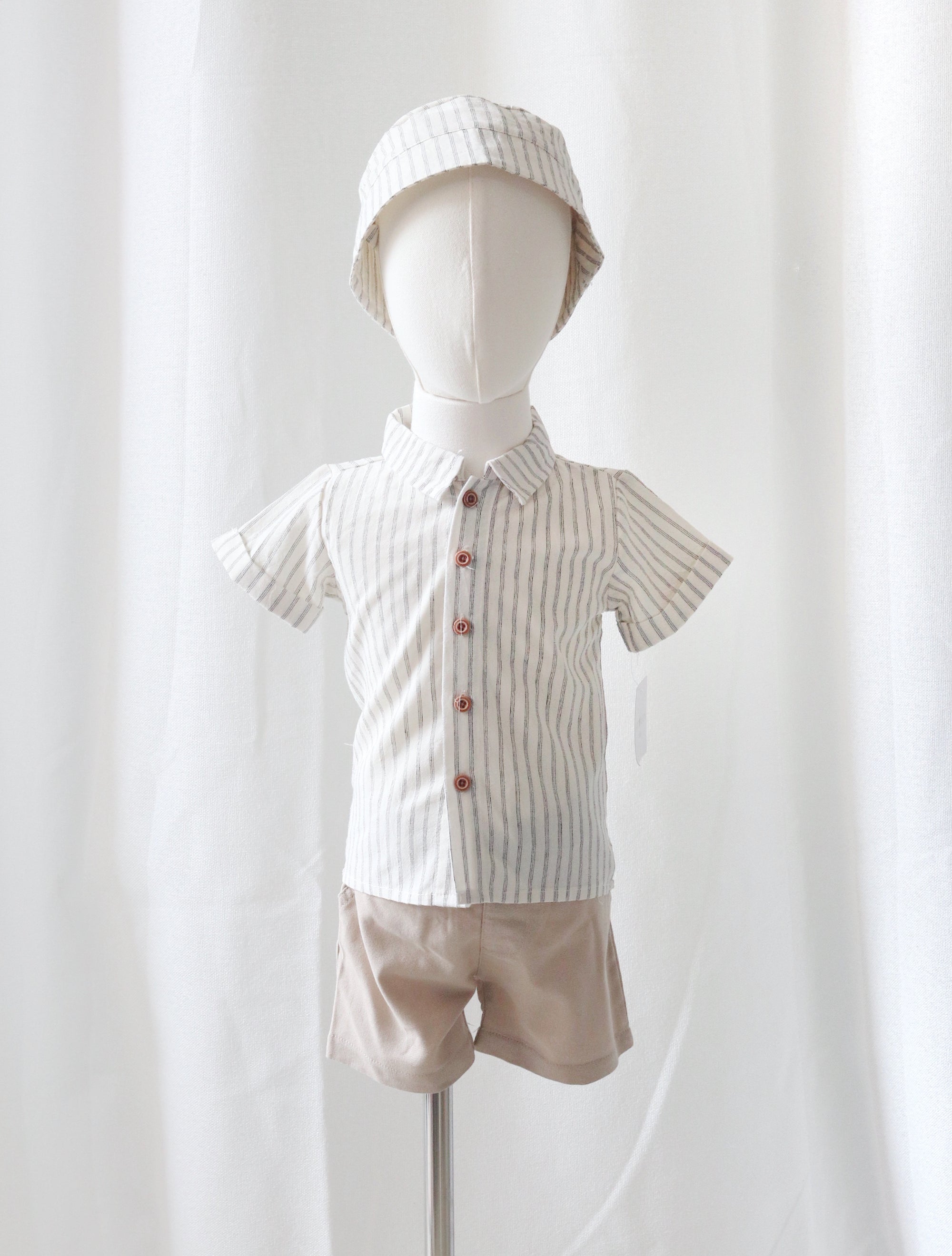 Colin Set in Pinstripes