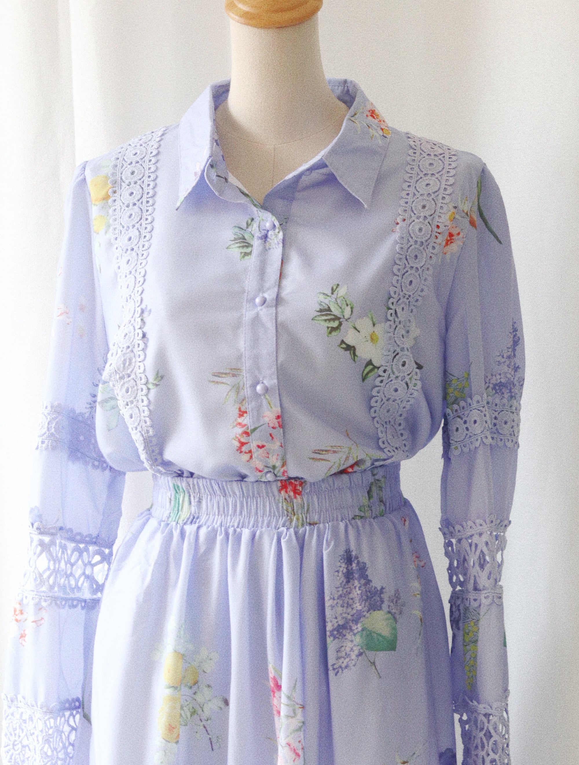 Cassia Set in Periwinkle