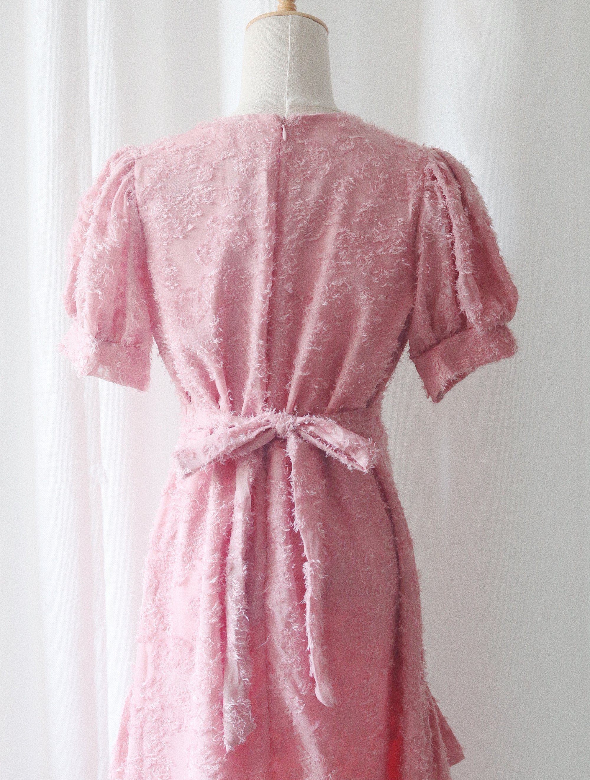 Ada Dress in Rose Pink