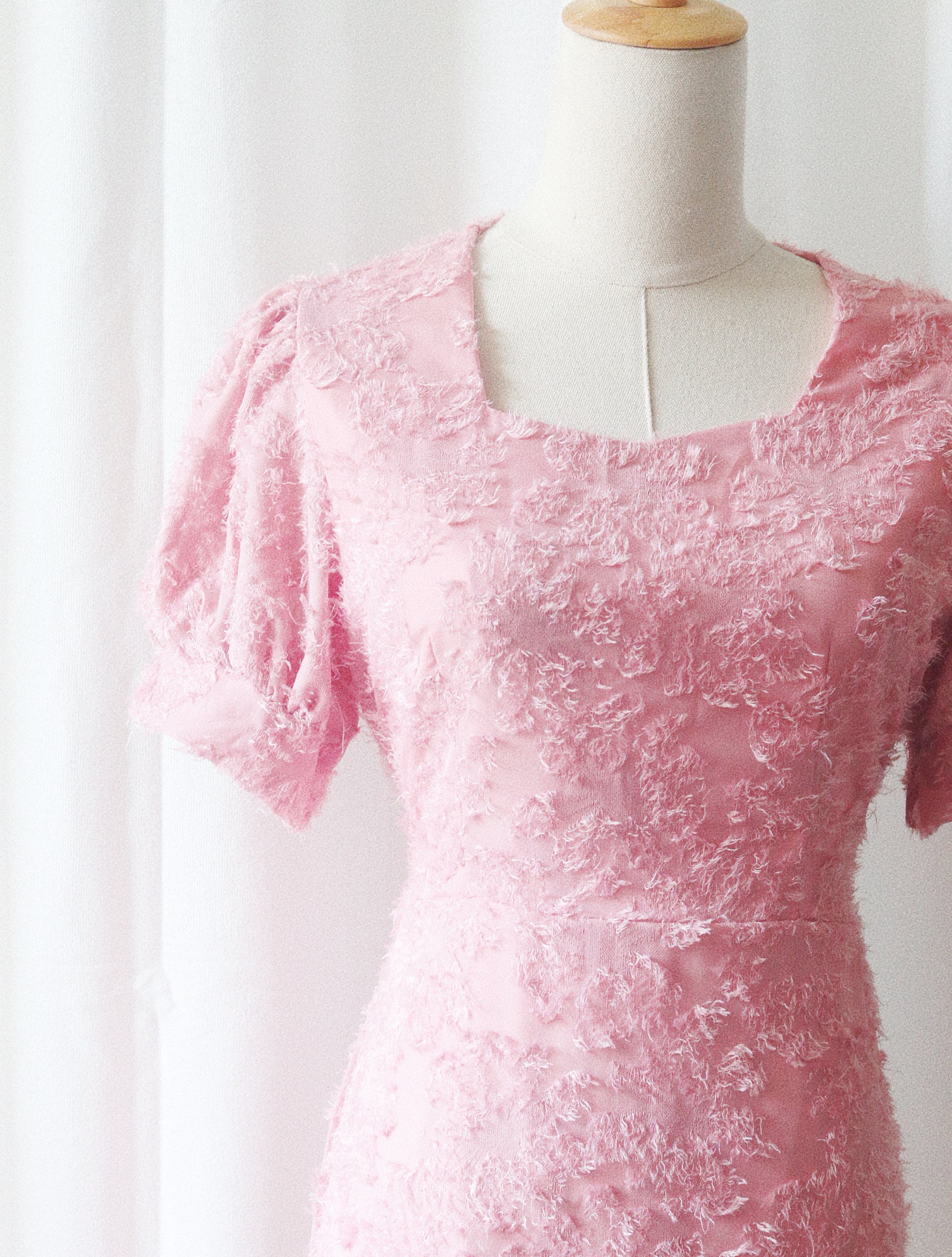 Ada Dress in Rose Pink
