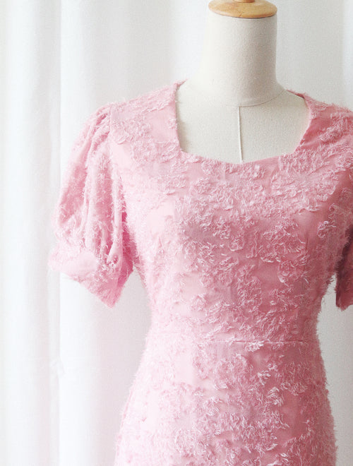 Ada Dress in Rose Pink