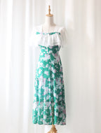 Aria Dress in Emerald